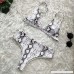 GUYUEQIQIN Women's Leopard Printed Padded 2 Pieces Bikini Sets Push Up Swimsuits Snake Pattern B07P4D2VQG